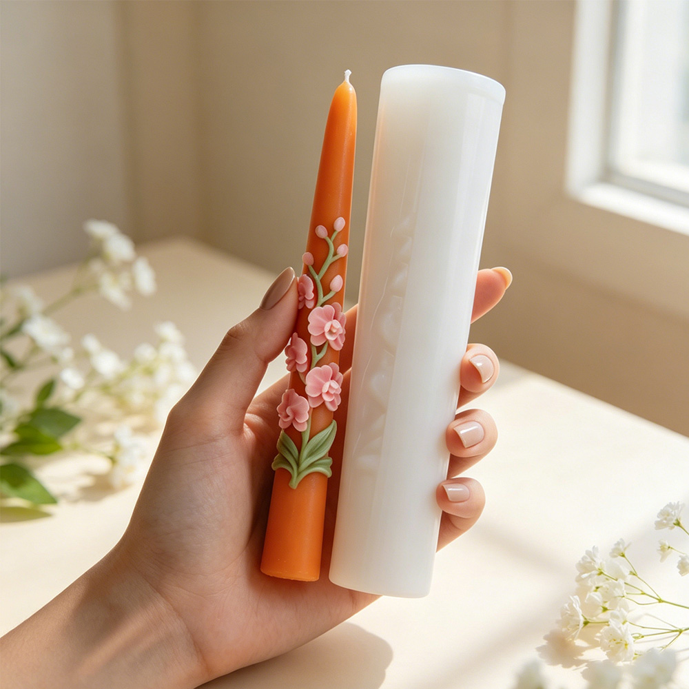 Long Pole Flower Taper Candle  - Candle Supplies In Bulk 评论和价格