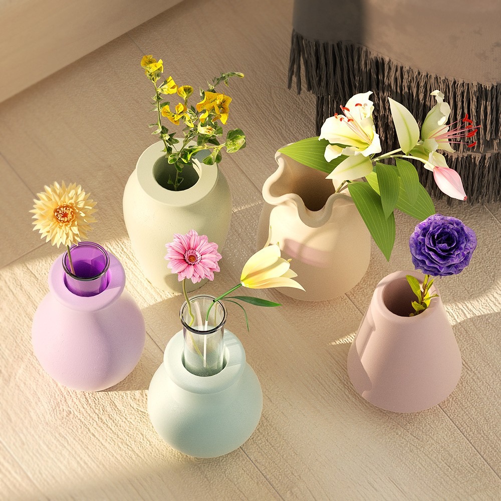 4 Styles Mini Candlestick Vase - Candle Vessel Supplies 评论和价格