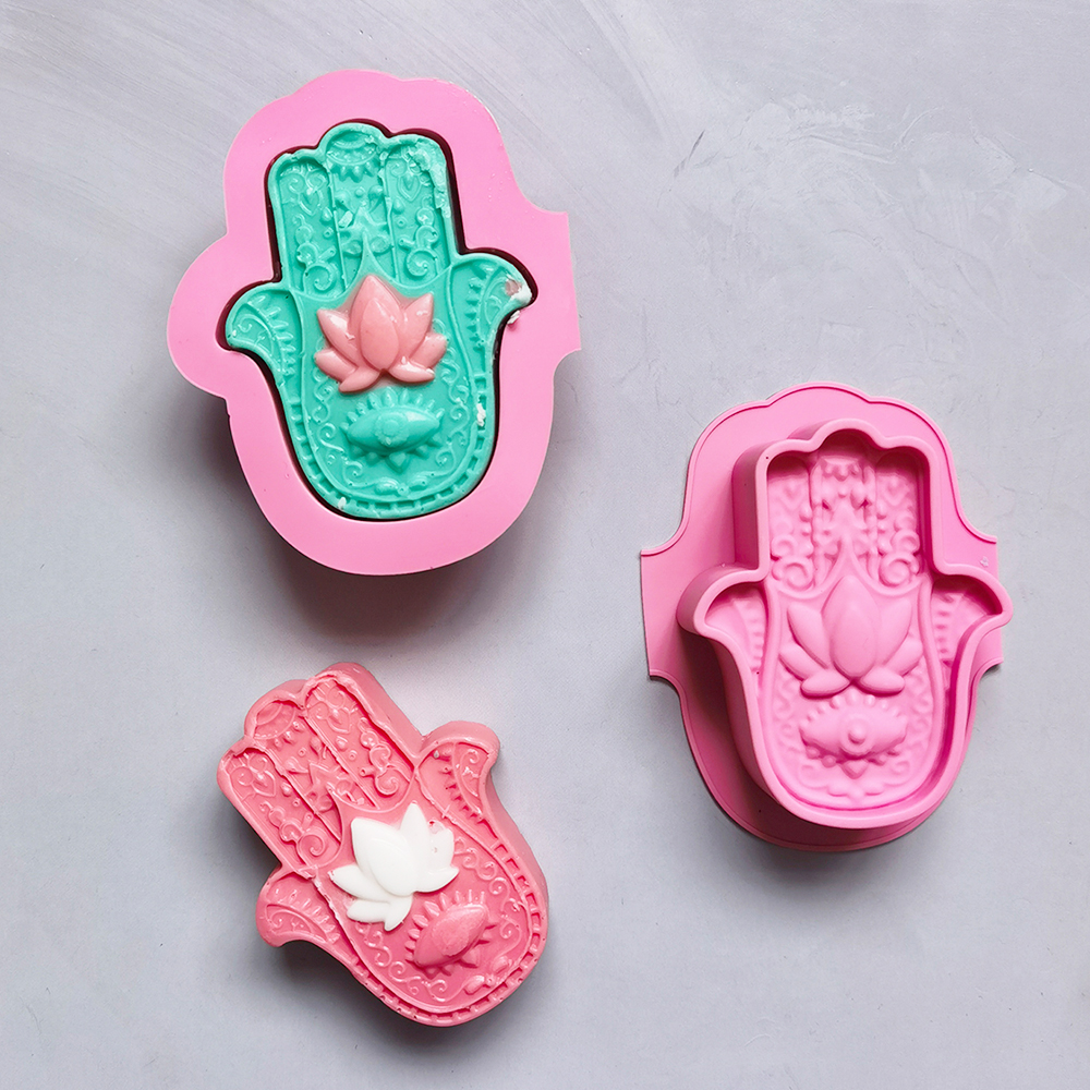 2/4pcs Silicone Soap Molds DIY - Candle Supplies In Bulk 评论和价格
