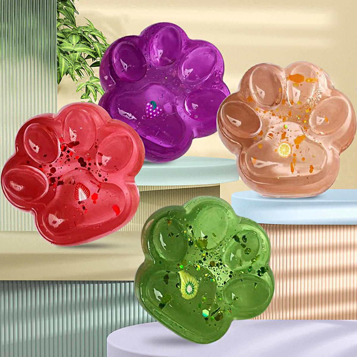 100G 7Colors Jelly Wax DIY Han - Candle Supplies In Bulk 评论和价格