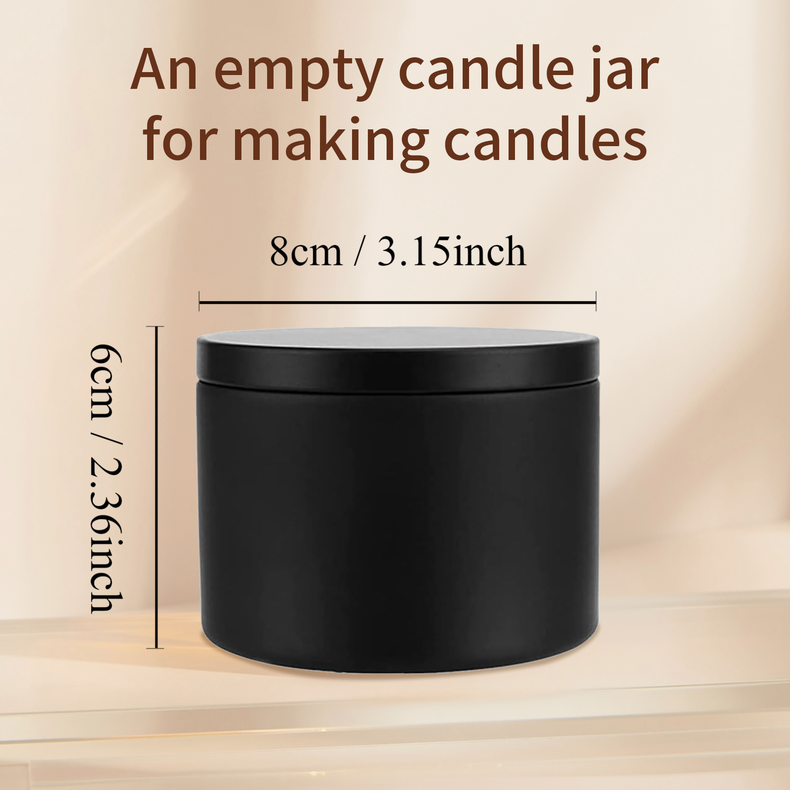 192pcs 8oz Matte Black/white   - Candle Vessel Supplies 评论和价格
