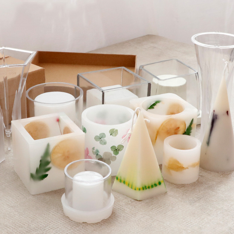 Windproof Candle Cup Acrylic M - Candle Vessel Supplies 评论和价格