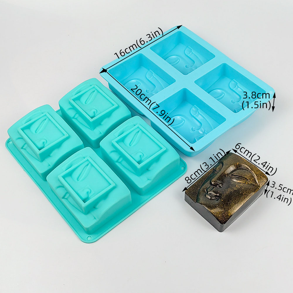 4 Holes Buddha Portrait Soap M - Candle Supplies In Bulk 评论和价格