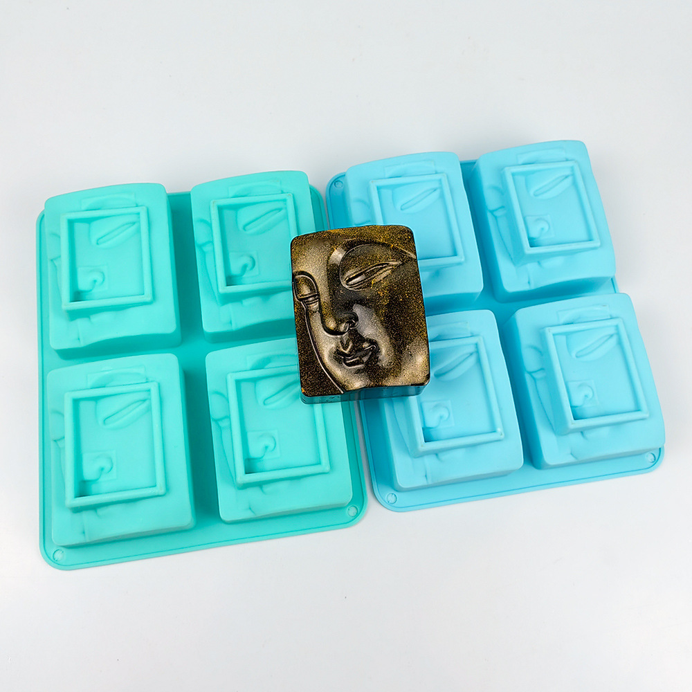 4 Holes Buddha Portrait Soap M - Candle Supplies In Bulk 评论和价格